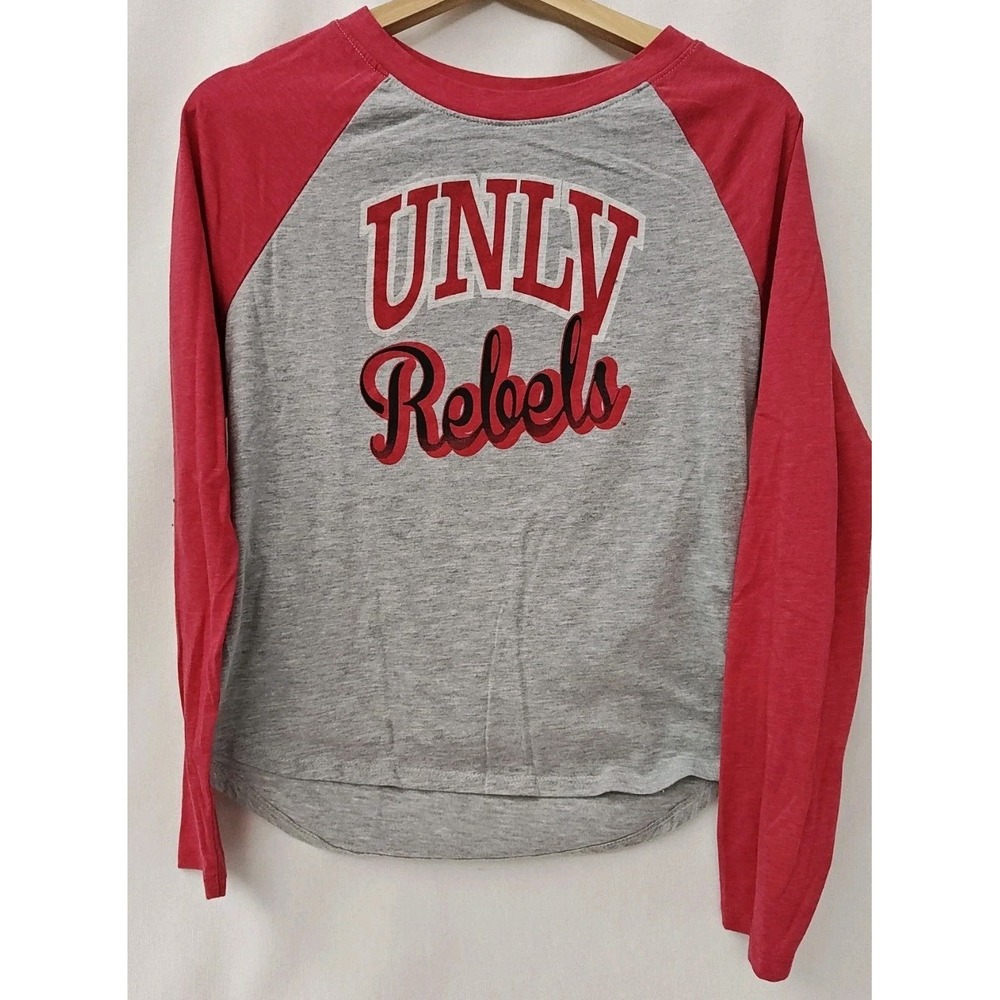 Women'sβ Colosseum Athletics UNLV Logo Long Sleeve Shirt Adult Size Small NCAA